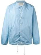 Maison Kitsuné - Logo Print Lightweight Jacket - Men - Polyamide - Xl, Blue, Polyamide