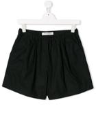 Philosophy Di Lorenzo Serafini Kids Classic Slim-fit Shorts - Black