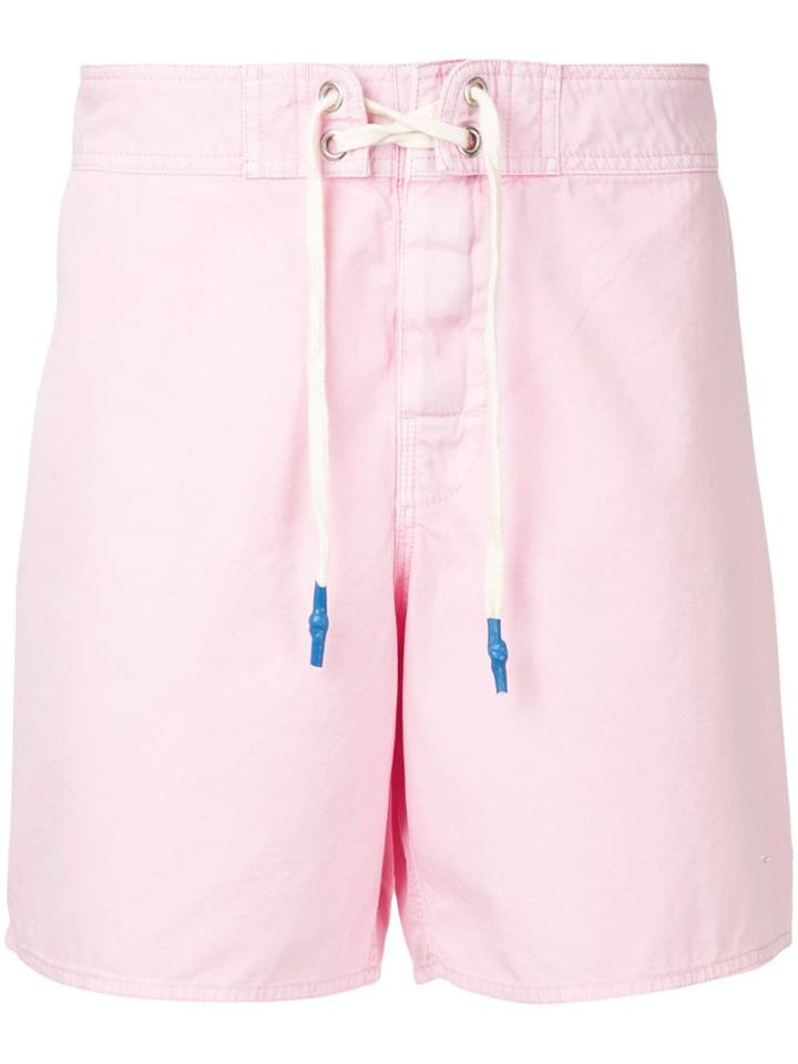 The Upside Lace-up Shorts - Pink & Purple
