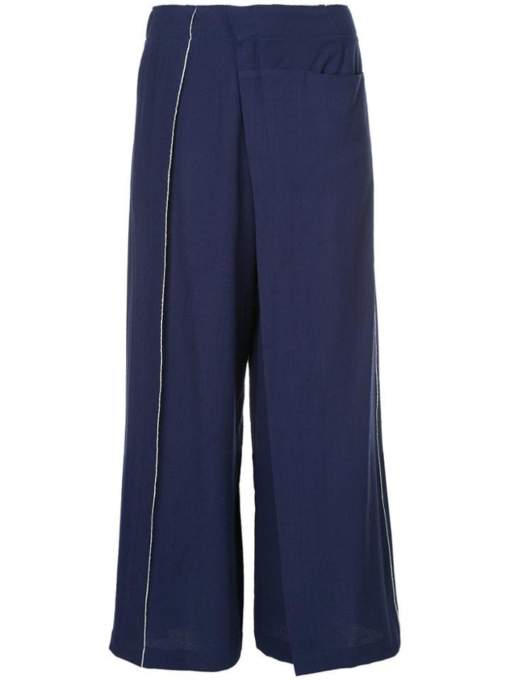 Demoo Parkchoonmoo Edge Point Pants - Blue