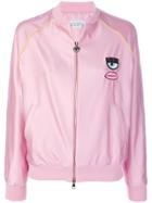 Chiara Ferragni Bad Girl Bomber Jacket - Pink & Purple