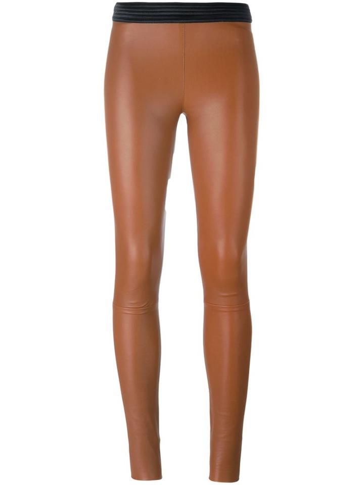 Drome Classic Leggings, Women's, Size: Xs, Brown, Sheep Skin/shearling