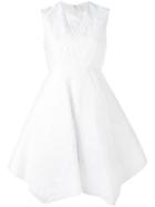 Delpozo Asymmetric Short Dress - White