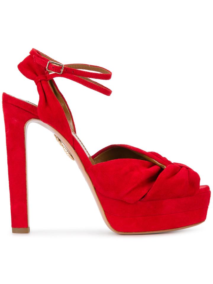 Aquazzura Movie Star Sandals - Red