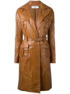 Christian Dior Vintage Panelled Coat - Brown