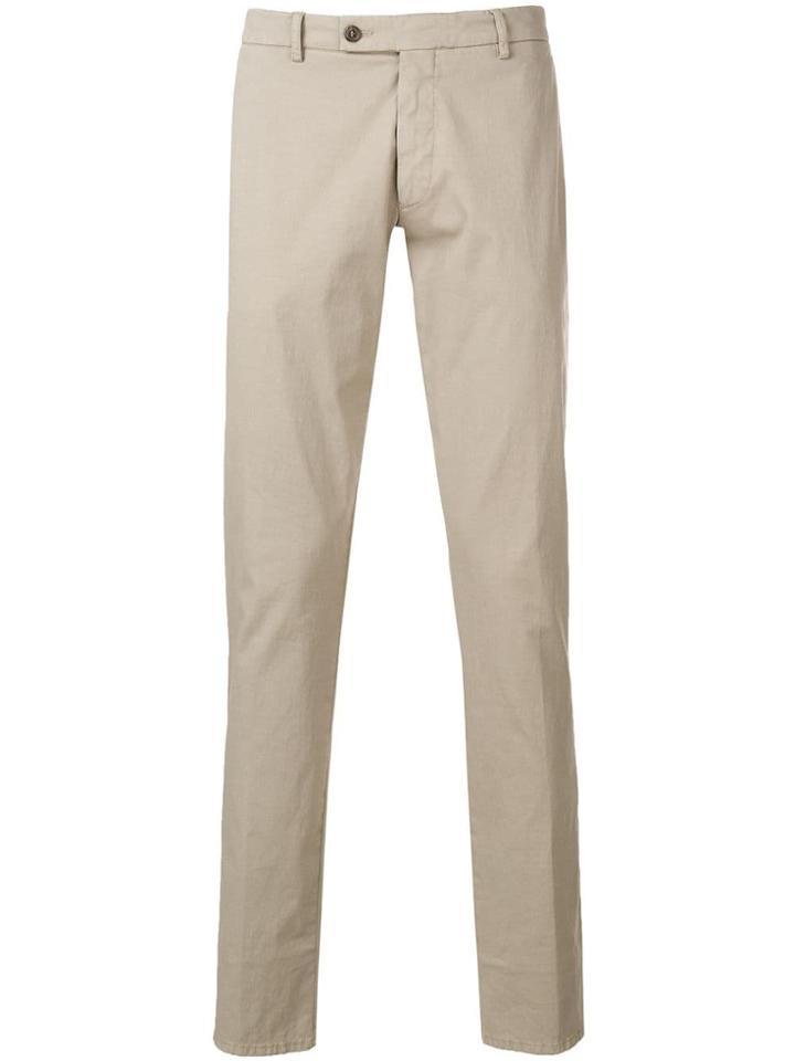 Berwich Straight-cut Trousers - Neutrals