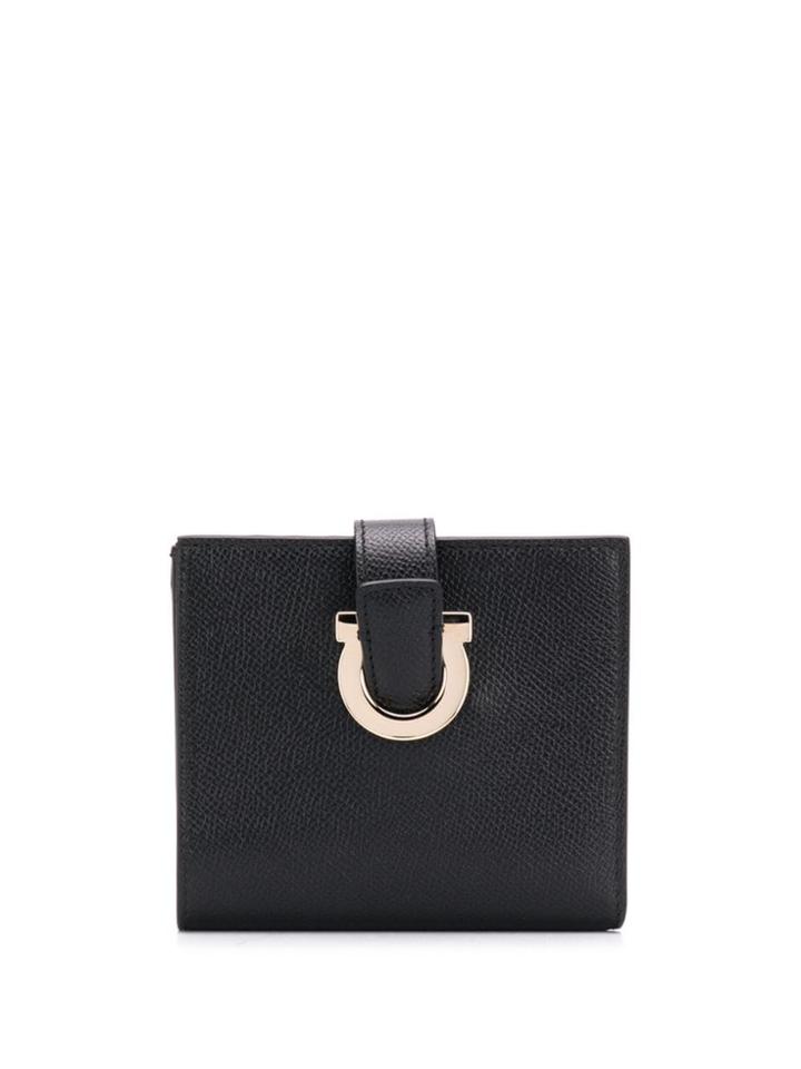 Salvatore Ferragamo Small Gancini Wallet - Black