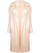 Yigal Azrouel Lace Trench Coat - Pink