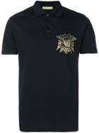 Versace Jeans Printed Tiger Polo Shirt - Black
