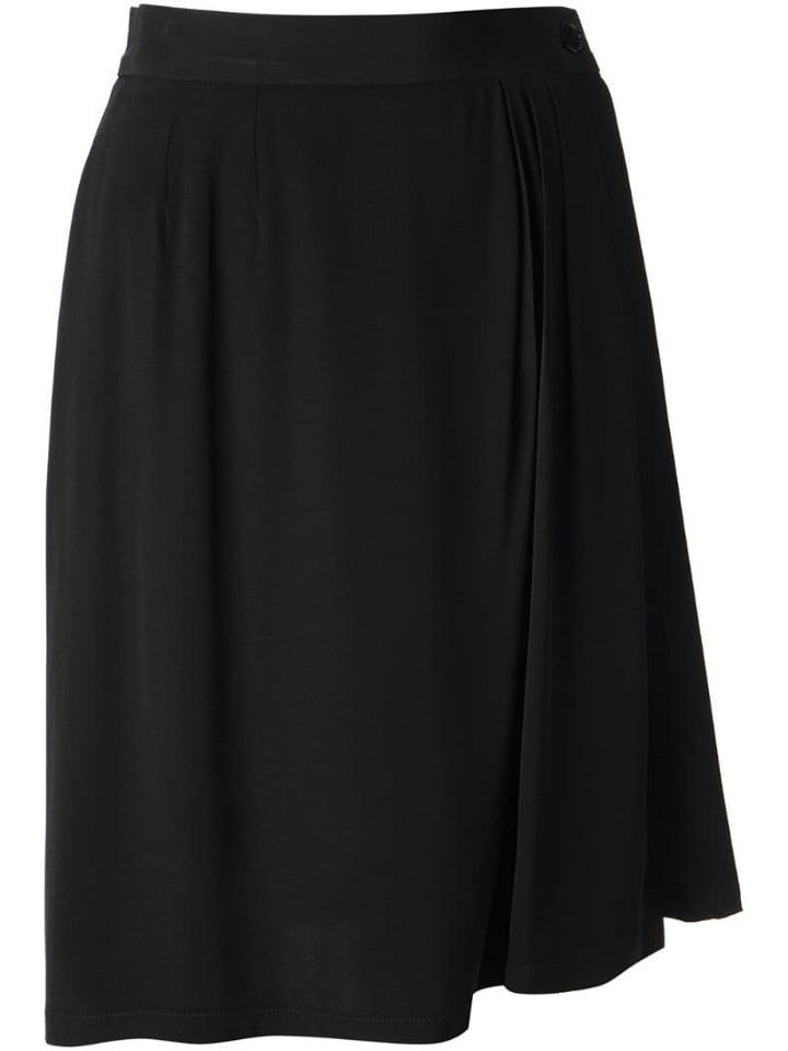 Yves Saint Laurent Pre-owned 1996 Wrapped Skirt - Black