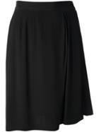 Yves Saint Laurent Pre-owned 1996 Wrapped Skirt - Black