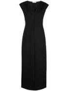 The Row Jeane Long Dress - Black