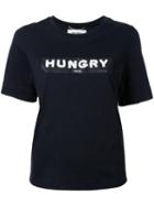 Muveil Hungry Sequin T-shirt, Women's, Size: 40, Blue, Cotton