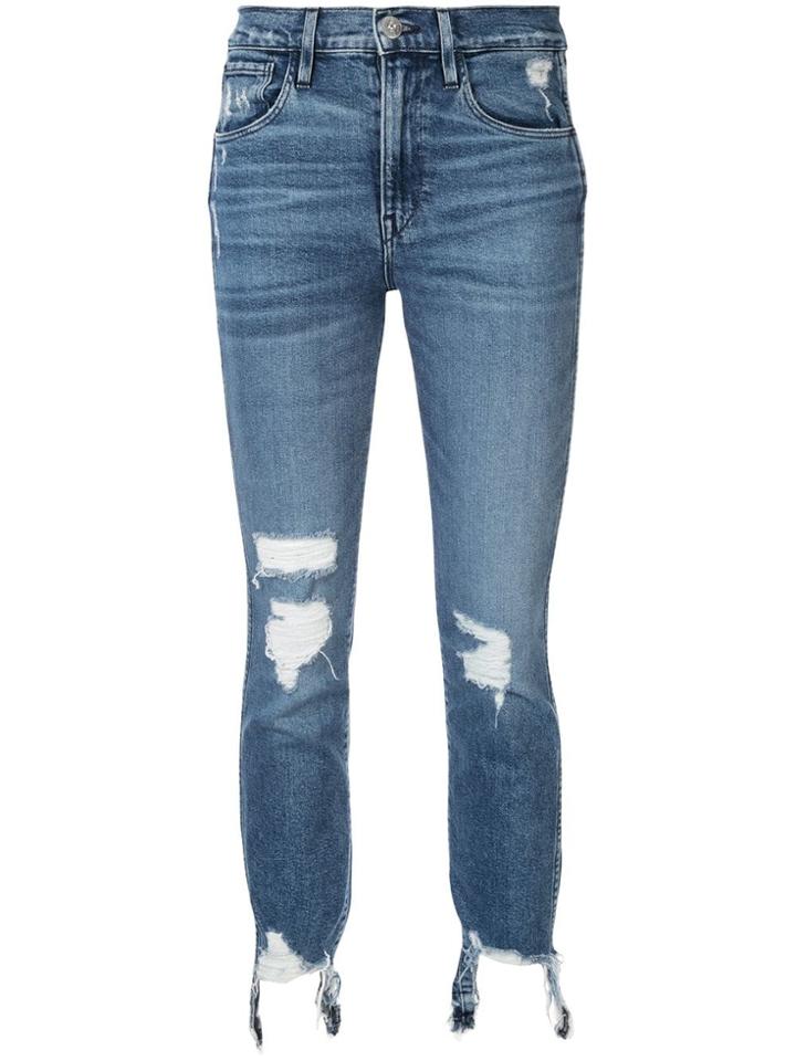 3x1 Straight Authentic Cropped Jeans - Blue