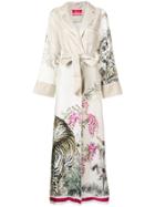 F.r.s For Restless Sleepers Roda Tiger Print Dress - Nude & Neutrals