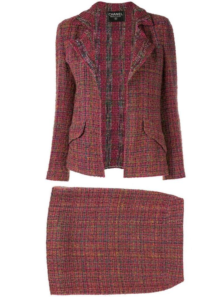 Chanel Pre-owned Two-piece Skirt Suit - Purple