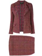 Chanel Pre-owned Two-piece Skirt Suit - Purple