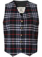 Burberry Pre-owned Sleeveless Top Vest - Blue