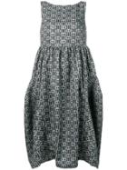 Comme Des Garçons Comme Des Garçons Geometric Print Full Dress - Green