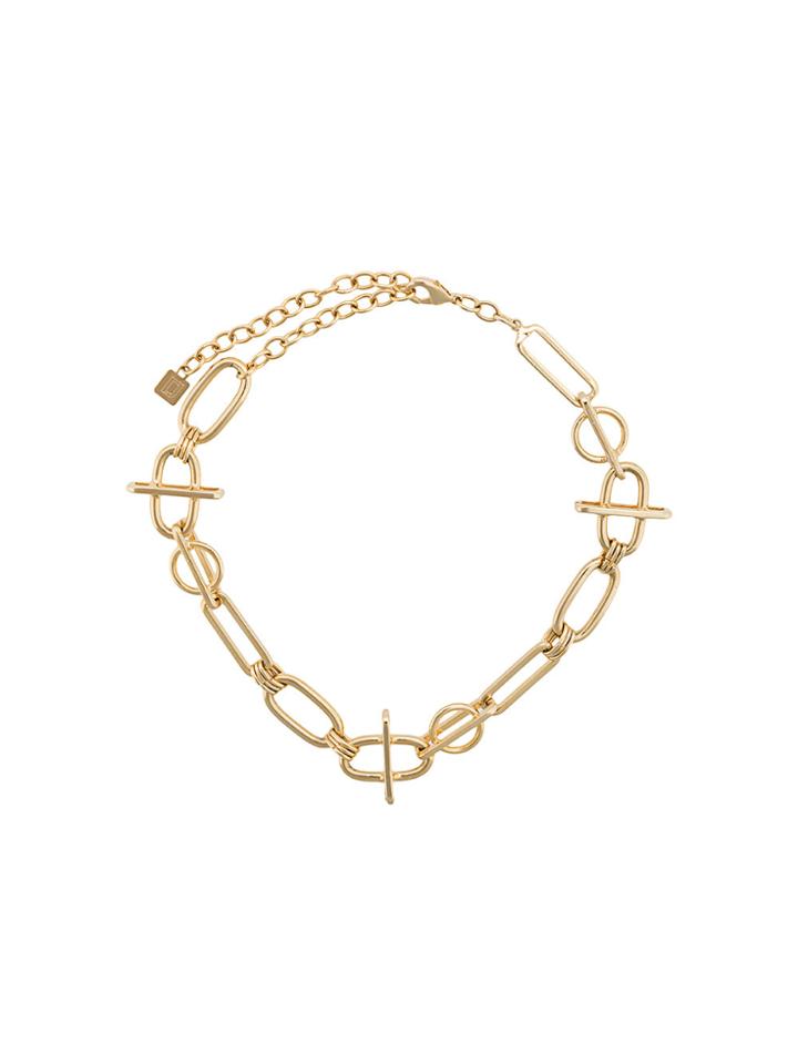 Dannijo Youme Chunky Chain Choker - Metallic