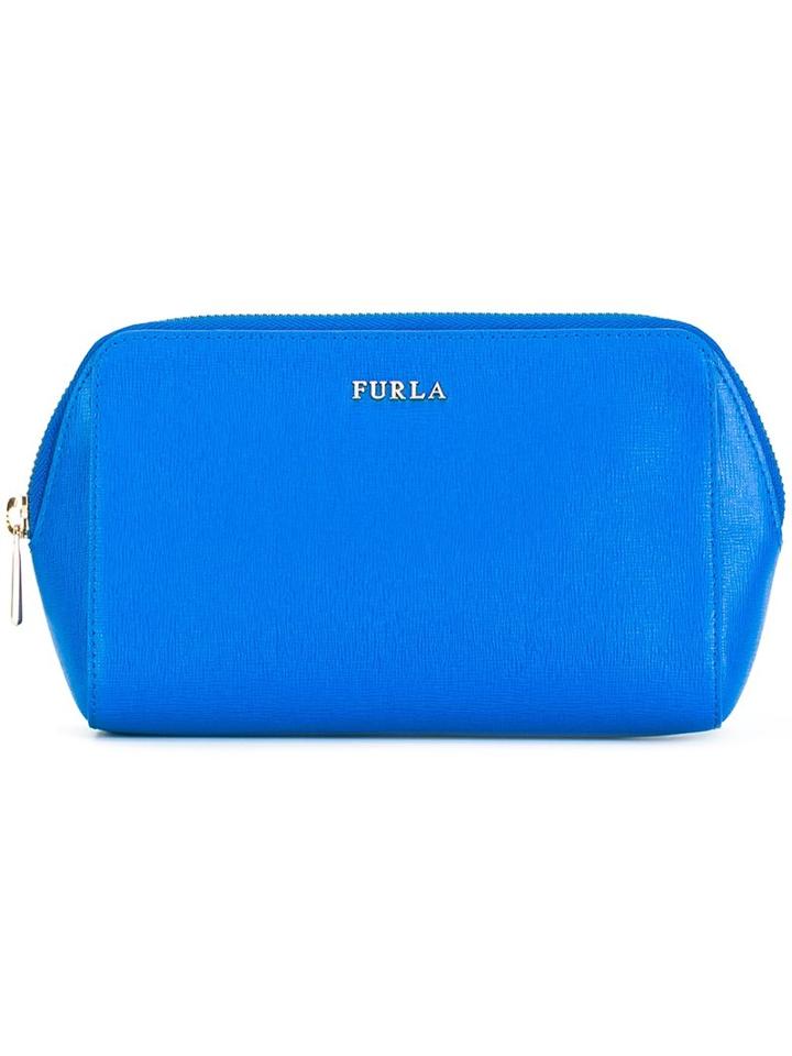 Furla Gold-tone Hardware Makeup Bag