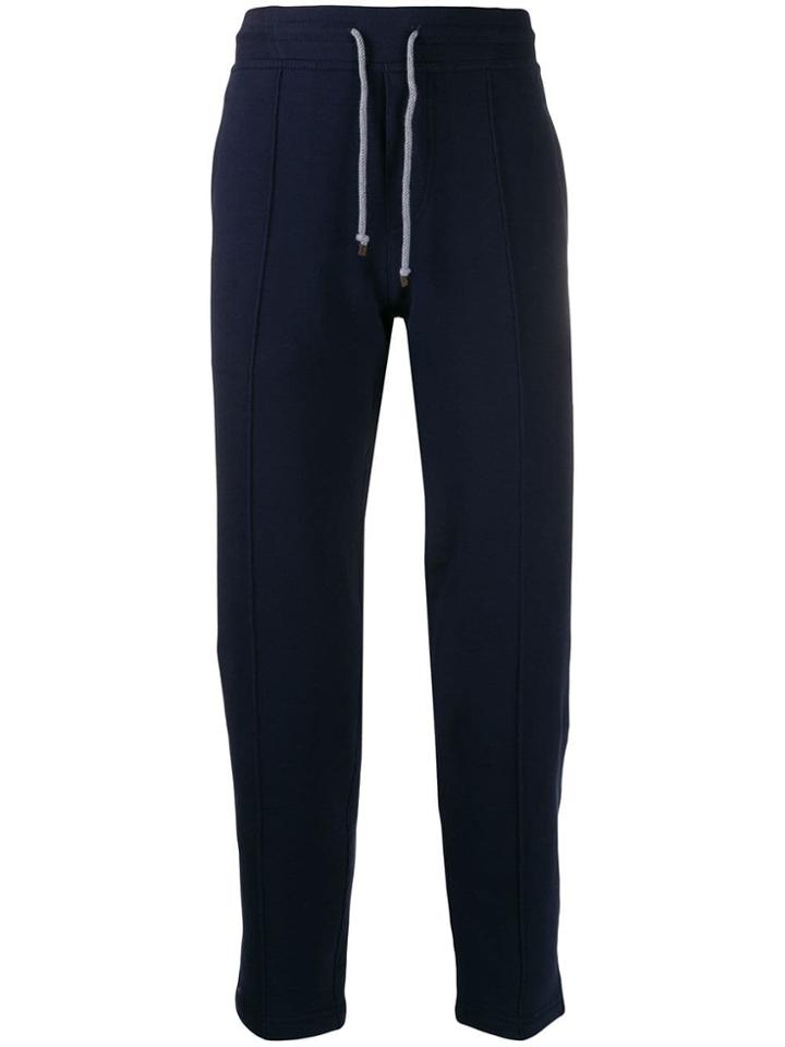 Brunello Cucinelli Tapered Track Pants - Blue