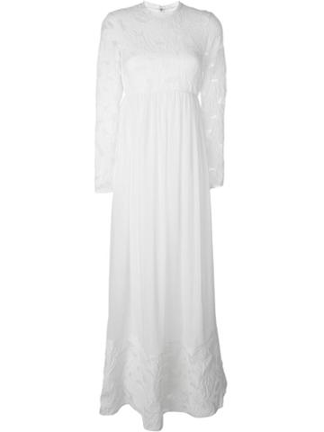 Francesco Scognamiglio Embroidered Longsleeved Gown