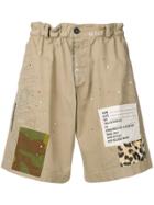 Dsquared2 Patch Detail Shorts - Brown