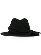 Ca4la Long Brim Hat, Women's, Black, Wool