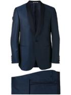 Canali Evening Suit, Men's, Size: 50, Blue, Cupro/mohair/wool