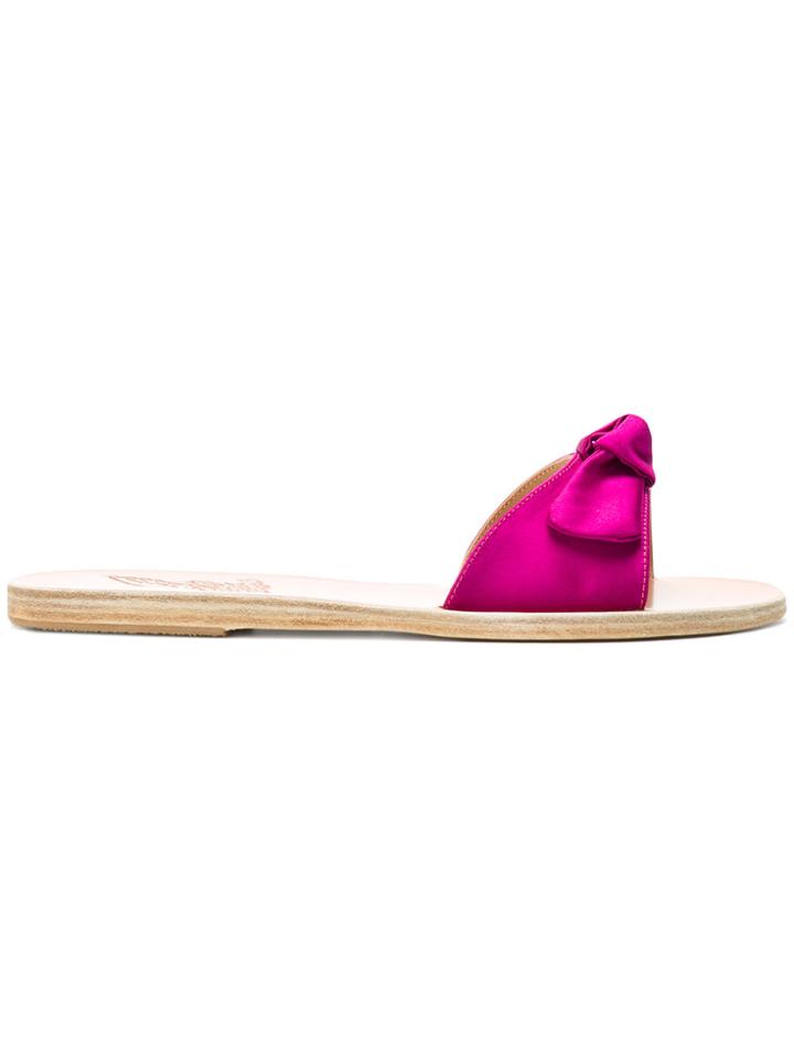 Ancient Greek Sandals Bow Sandals - Pink & Purple