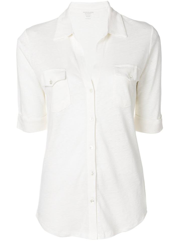 Majestic Filatures Chest Pockets Shirt - Nude & Neutrals