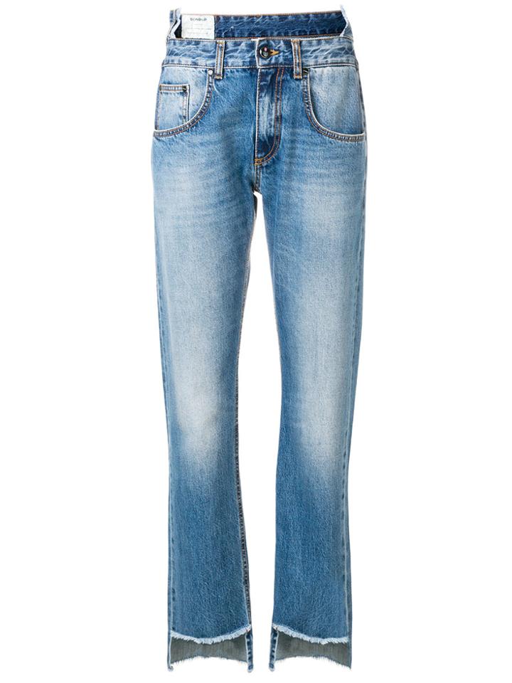 Dondup High Low Jeans - Blue