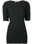 Jil Sander - Fitted T-shirt - Women - Polyester - 38, Black, Polyester