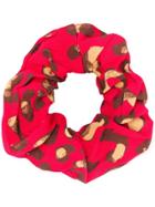 Andamane Leopard Pattern Hair Band - Red
