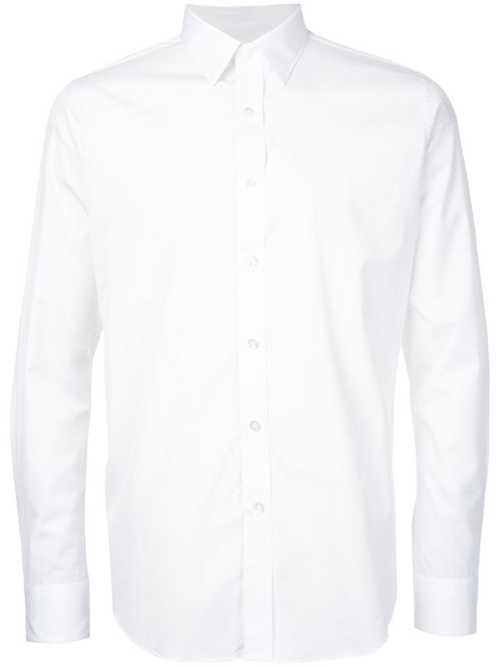 N. Hoolywood Formal Fitted Shirt - White