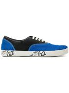 Maison Margiela Denim Tabi Toe Sneakers - Blue