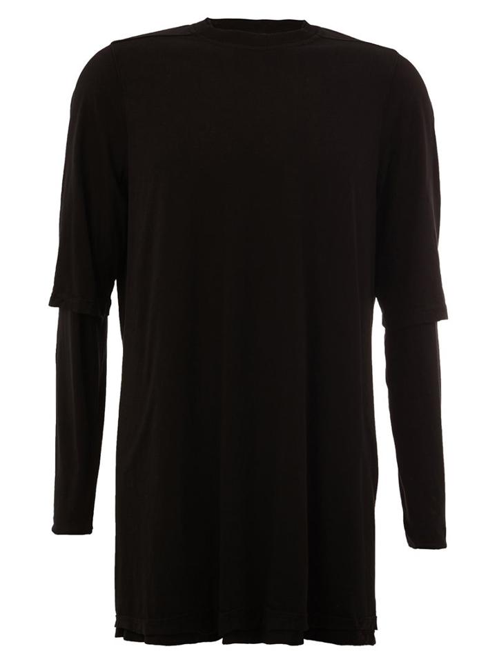Rick Owens Drkshdw Longsleeved T-shirt, Men's, Size: Medium, Black, Cotton