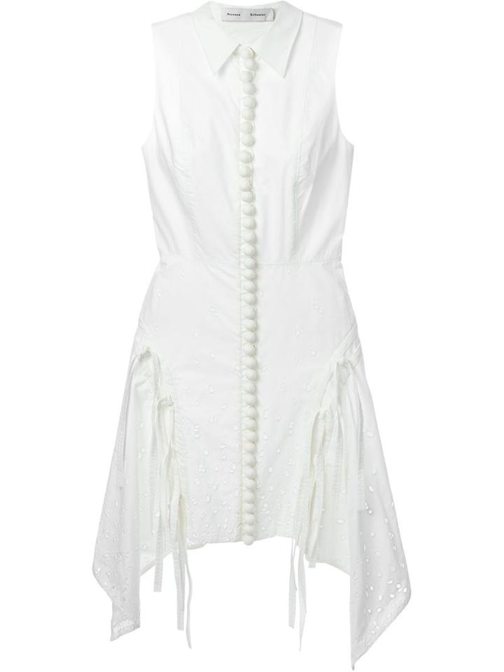 Proenza Schouler Fringed Hem Dress