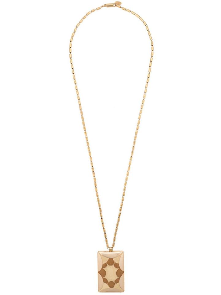 Lanvin Pre-owned 1970's Geometric Pendant - Gold
