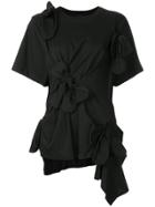 Simone Rocha Tie Knot Detail T-shirt - Black