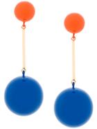 Jw Anderson Sphere Earrings - Blue