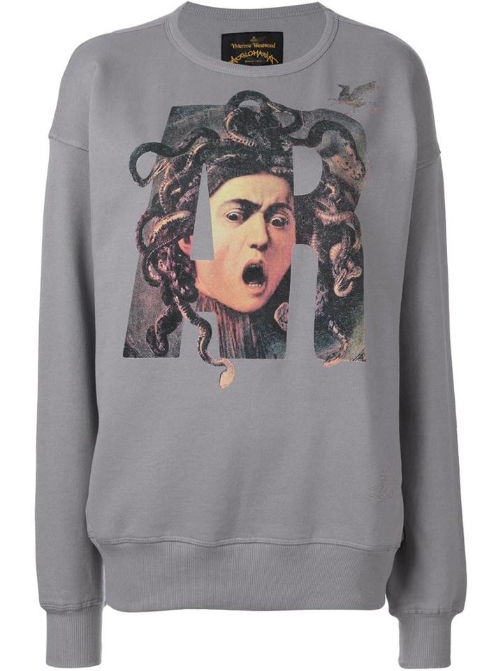 Vivienne Westwood Anglomania Medusa Print Sweatshirt