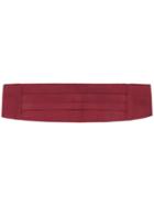Pal Zileri Four Pleat Cummerbund - Red
