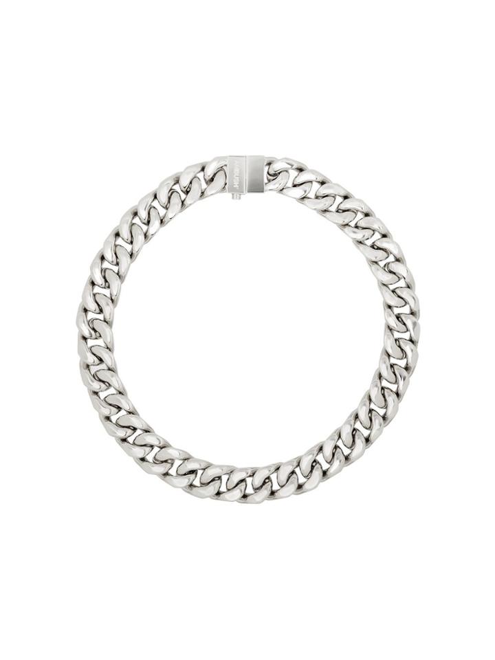 Ambush Silver-tone Curb Chain Choker