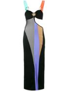 Fausto Puglisi Cut-out Fitted Dress - Black