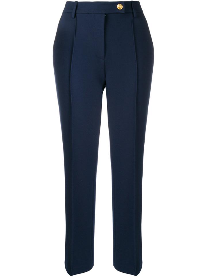 Tory Burch Sara Cropped Trousers - Blue