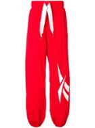 Reebok Branded Track Trousers - Red
