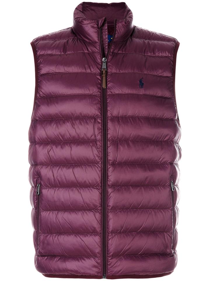 Polo Ralph Lauren Padded Down Vest - Pink & Purple