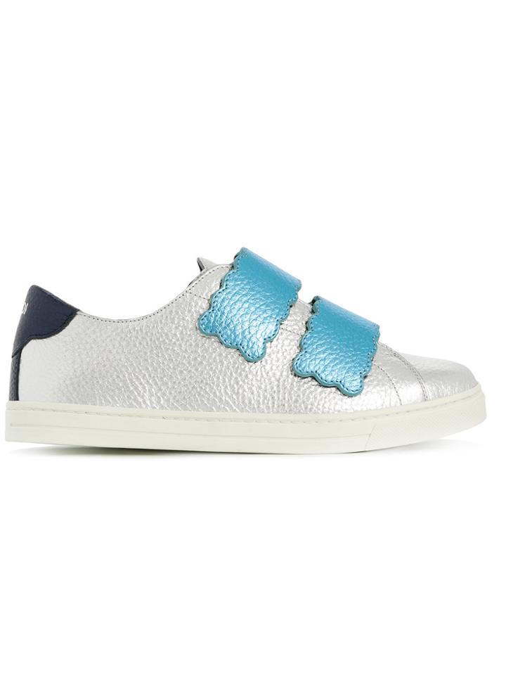 Fendi Colour-block Sneakers - Grey
